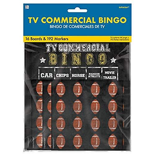 10) Amscan Football Commercial Bingo