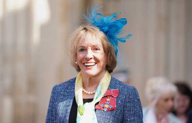 Dame Esther Rantzen revealed she has joined the Dignitas assisted dying clinic (Kirsty O’Connor/PA)