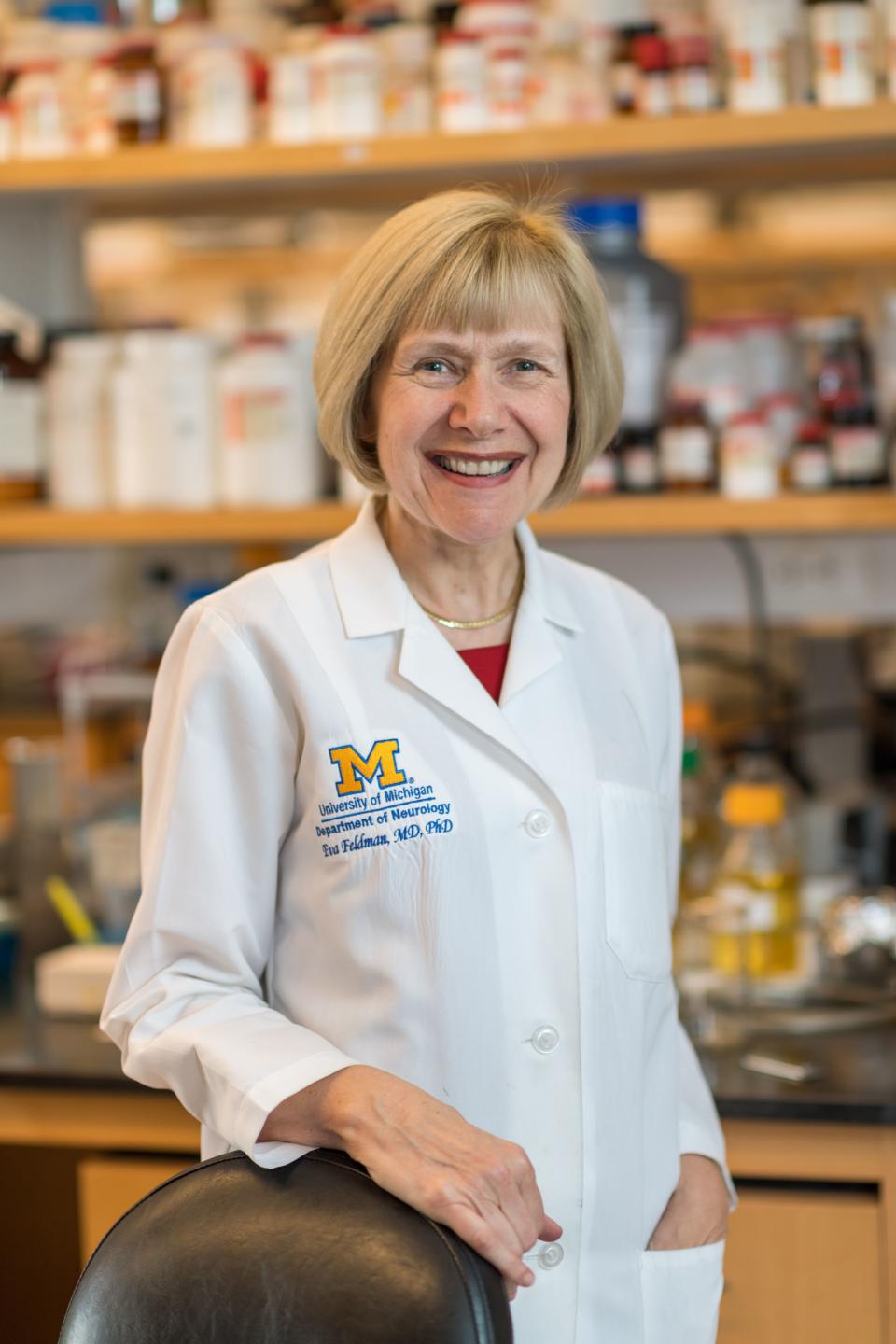 Dr. Eva Feldman, a University of Michigan neurologist, professor and director research for the university's ALS Clinic.