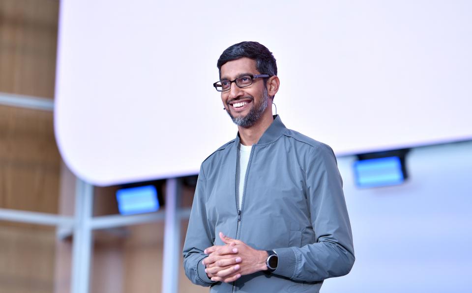 El CEO de Google, Sundar Pichai (JOSH EDELSON/AFP/Getty Images)