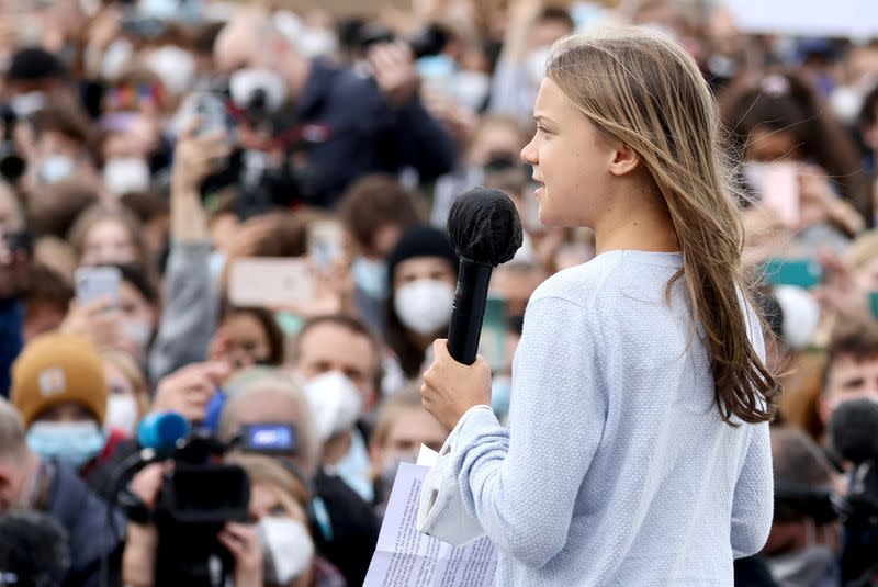 FILE PHOTO: Global Climate Strike of the movement Fridays for Future, in Berlin