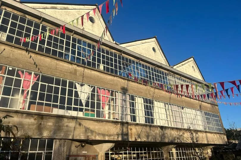 The Zig Zag Building on Morland Road in Glastonbury