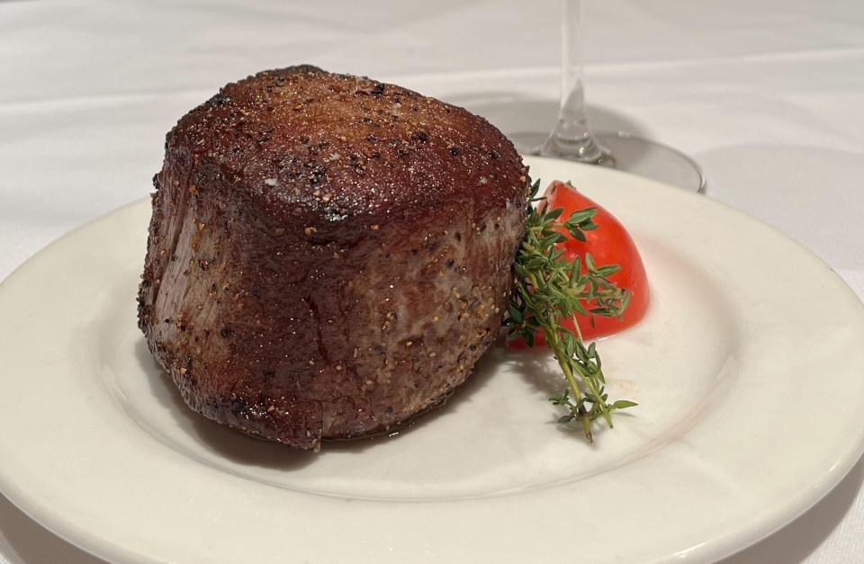 Filet mignon from Steakhouse 85 in New Brunswick.