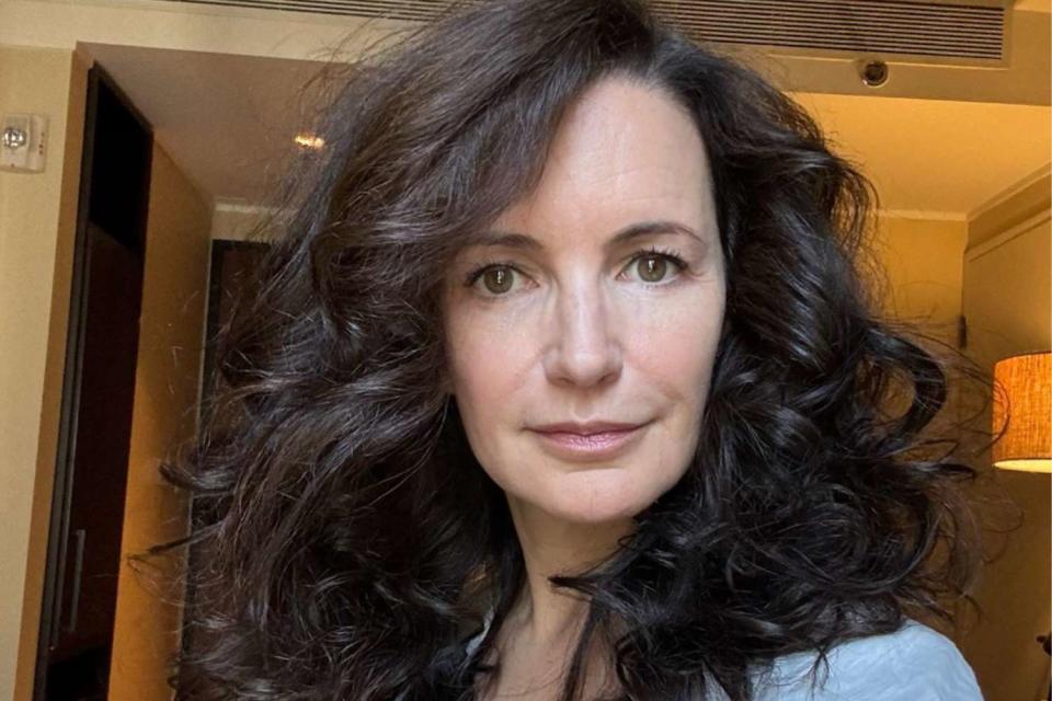 <p>Kristin Davis/Instagram</p> Kristin Davis makeup-free