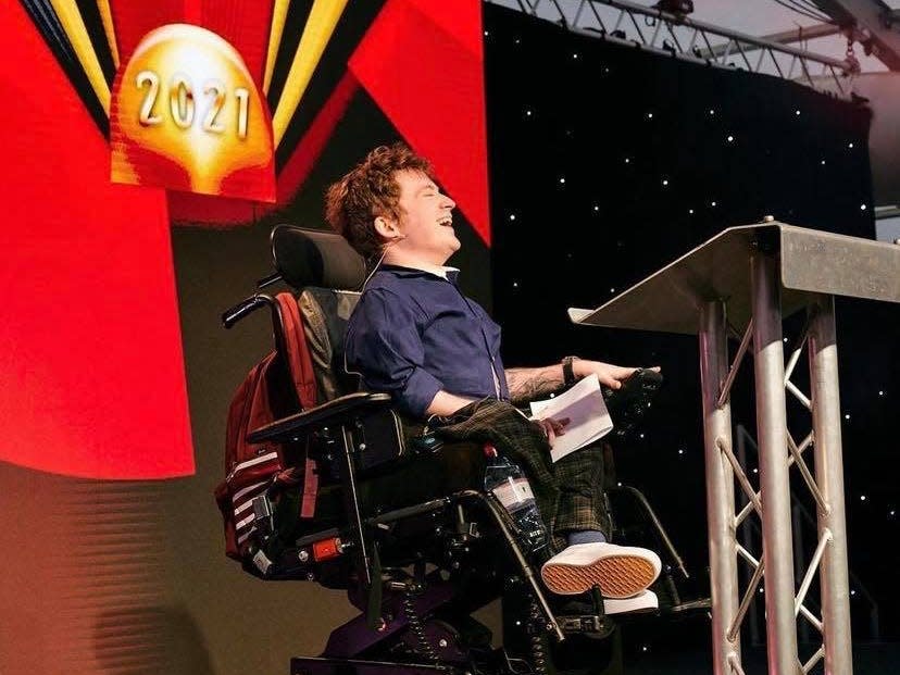 Theo Donnelly, a UK based wheelchair user