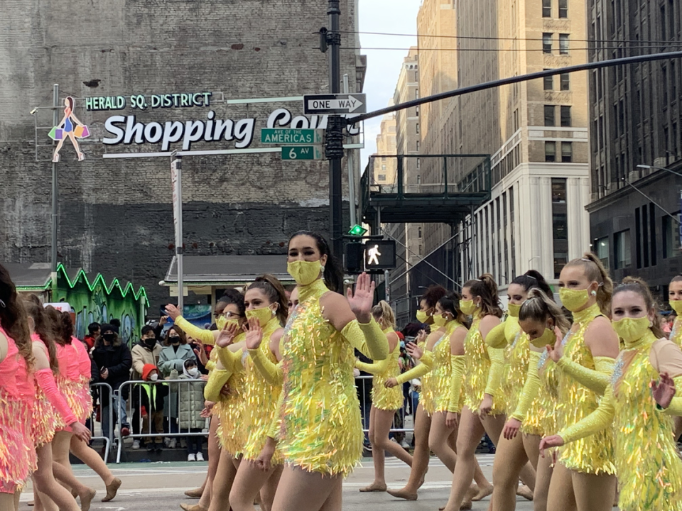 The Manatee High School Sugar Canes dance team traveled to New York and performed in the 2021 Macy’s Thanksgiving Day Parade on Thursday, Nov. 25.