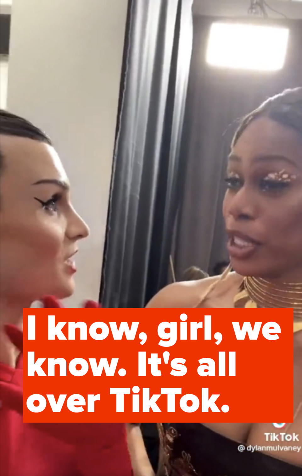 Laverne says "I know, girl, we know, it's all over TikTok"