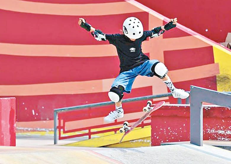 本港滑板運動有年輕化趨勢。