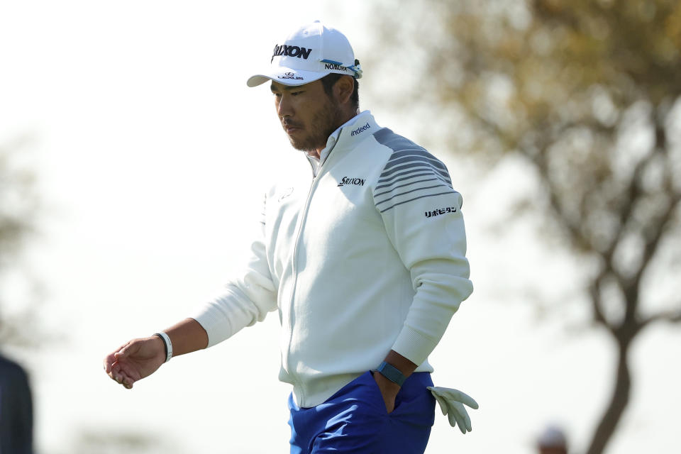 Hideki Matsuyama, pictured here during the second round of the Valero Texas Open.