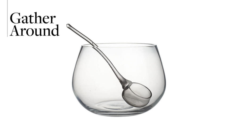 CB2 Punch Bowl with Ladle; $49.95  