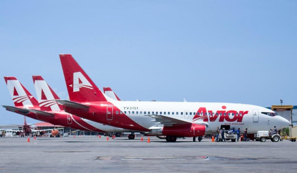 Avior Airlines retomará vuelos entre Caracas y Medellín. Foto: Facebook Avior Airlines