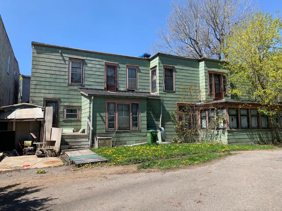 A view of 80 Main St. from the rear.