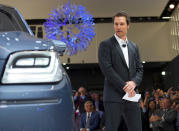 Mar 23, 2016; New York, NY, USA; Lincoln Navigator shown by Matthew McConaughey during the New York international auto show at the Javits Center. 