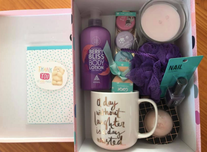 A mum’s incredible Kmart Mother’s Day present for her ex’s partner has gone viral. Photo: Supplied