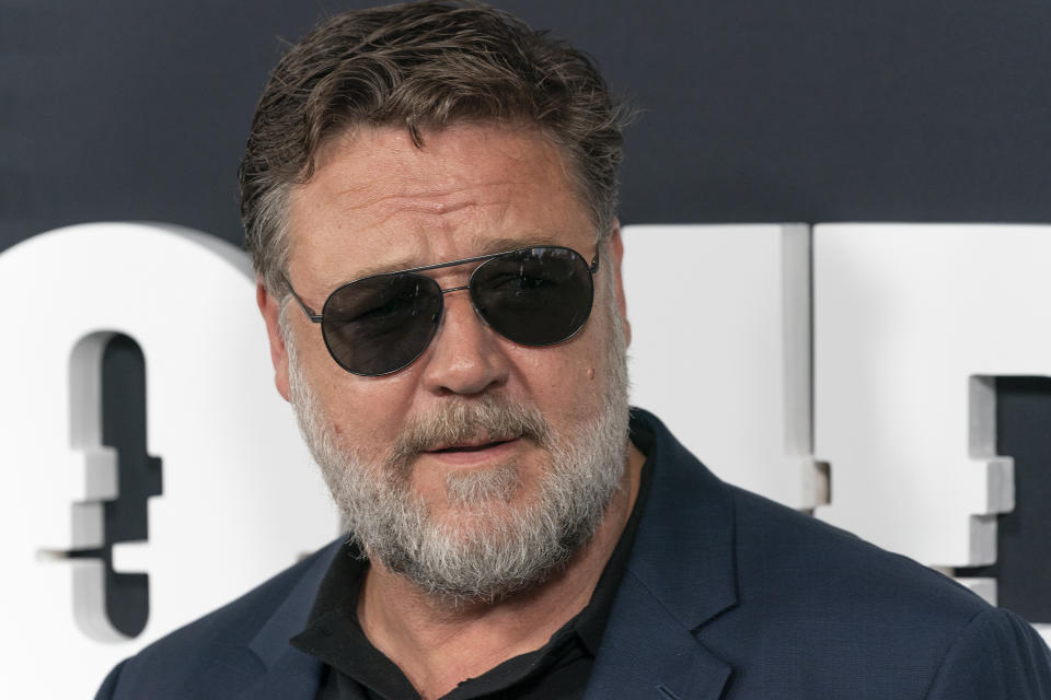 Russell Crowe attends Showtime network premiere of The Loudest Voice at Paris Theatre (Photo by Lev Radin / Pacific Press/Sipa USA)