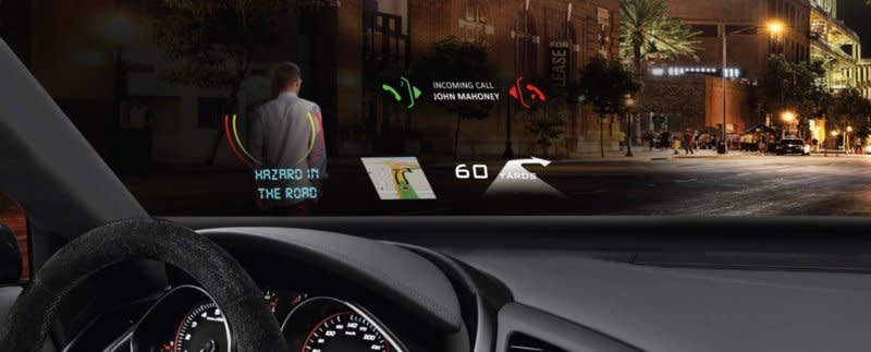 DigiLens makes heads-up display technology for cars such as a new BMW model.