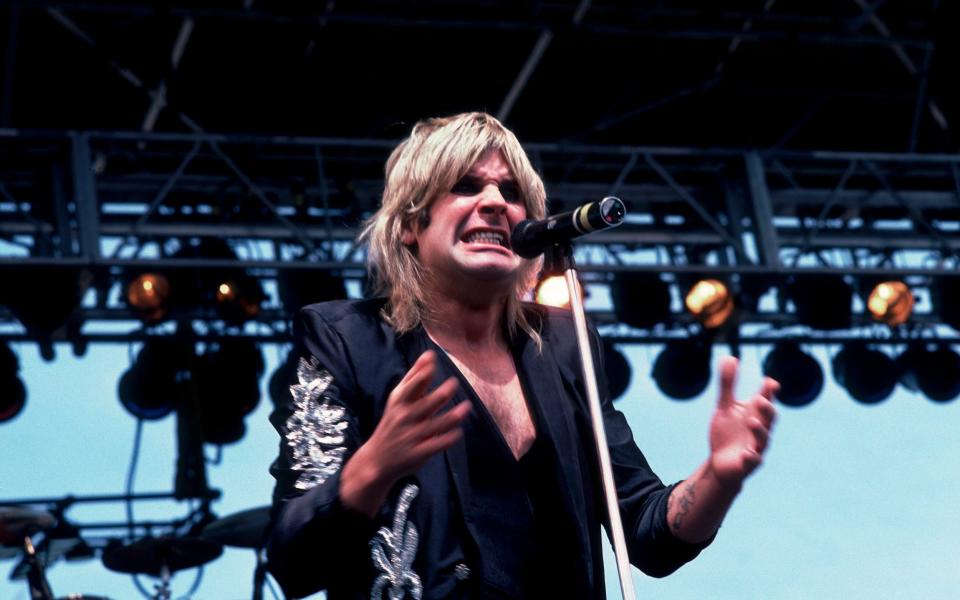 Osbourne performs at the US Festival, San Bernardino in 1983 - Getty