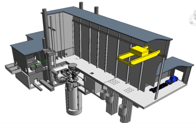 This cutaway graphic shows the design of the Versatile Test Reactor. (DOE Illustration)