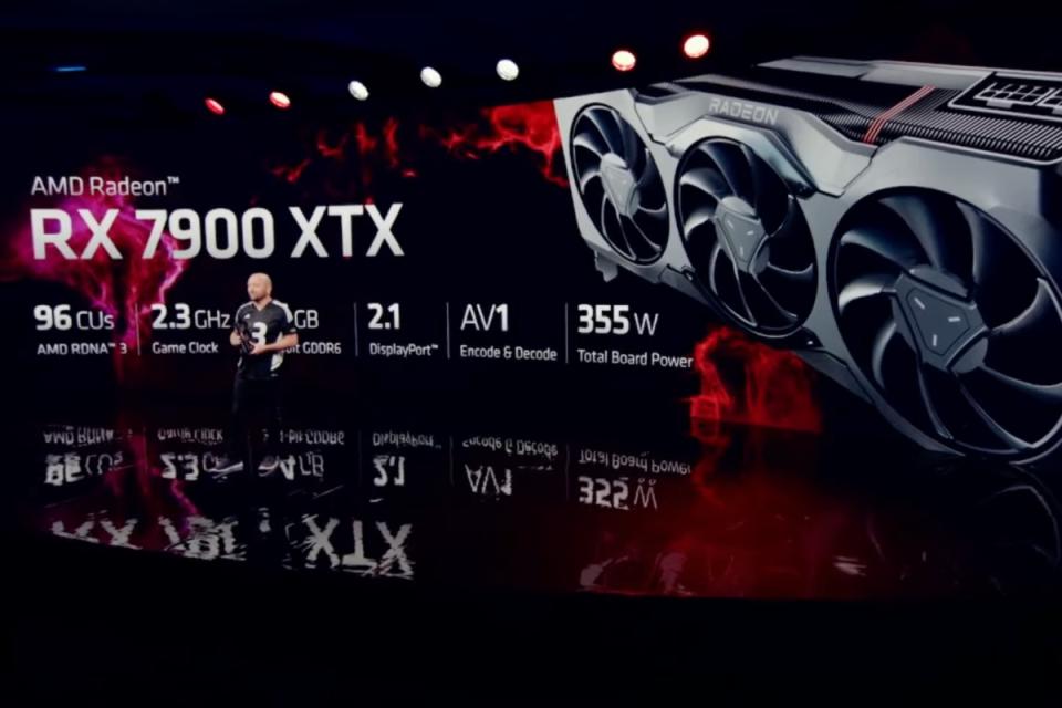 首波RDNA3架構顯示卡亮相，AMD強調Radeon 7000系列每瓦顯示效能更高