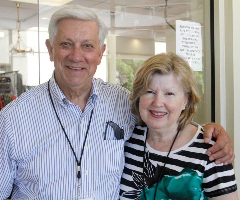 George and Peggy Schloegel at the Davis Family Reunion & Picnic in 2013.