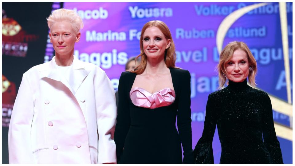 Tilda Swinton, Jessica Chastain and Isabelle Huppert