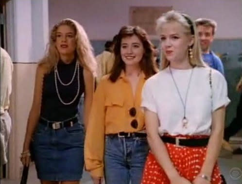 Brenda Walsh, Kelly Taylor, and Donna Martin â€“ "Beverly Hills, 90210"