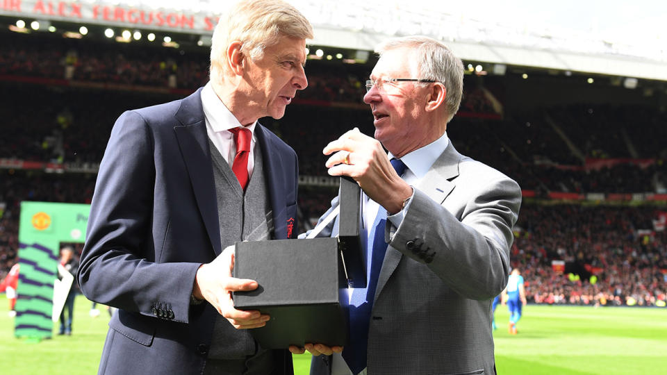 Wenger and Ferguson. Image: Getty