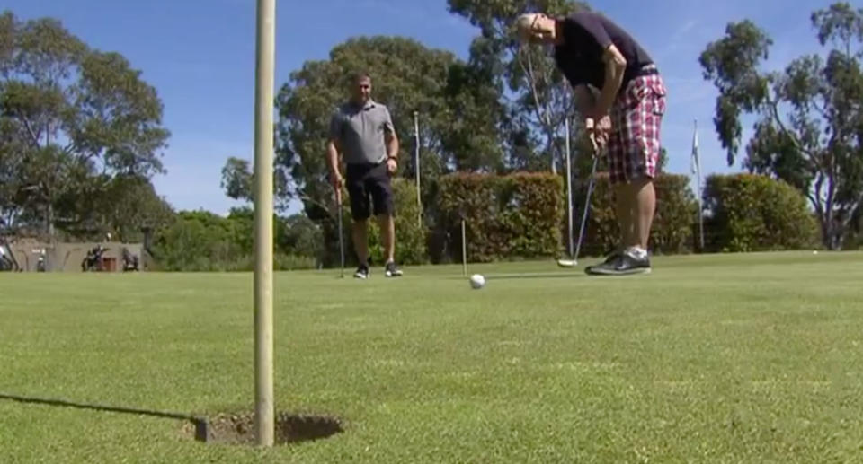 Retiree Jim Grant was enjoying a round of golf at Greenacres Golf Course in Kew with his mates on Wednesday when he scored a hole in one followed by a second just six holes later. Source: 7 News