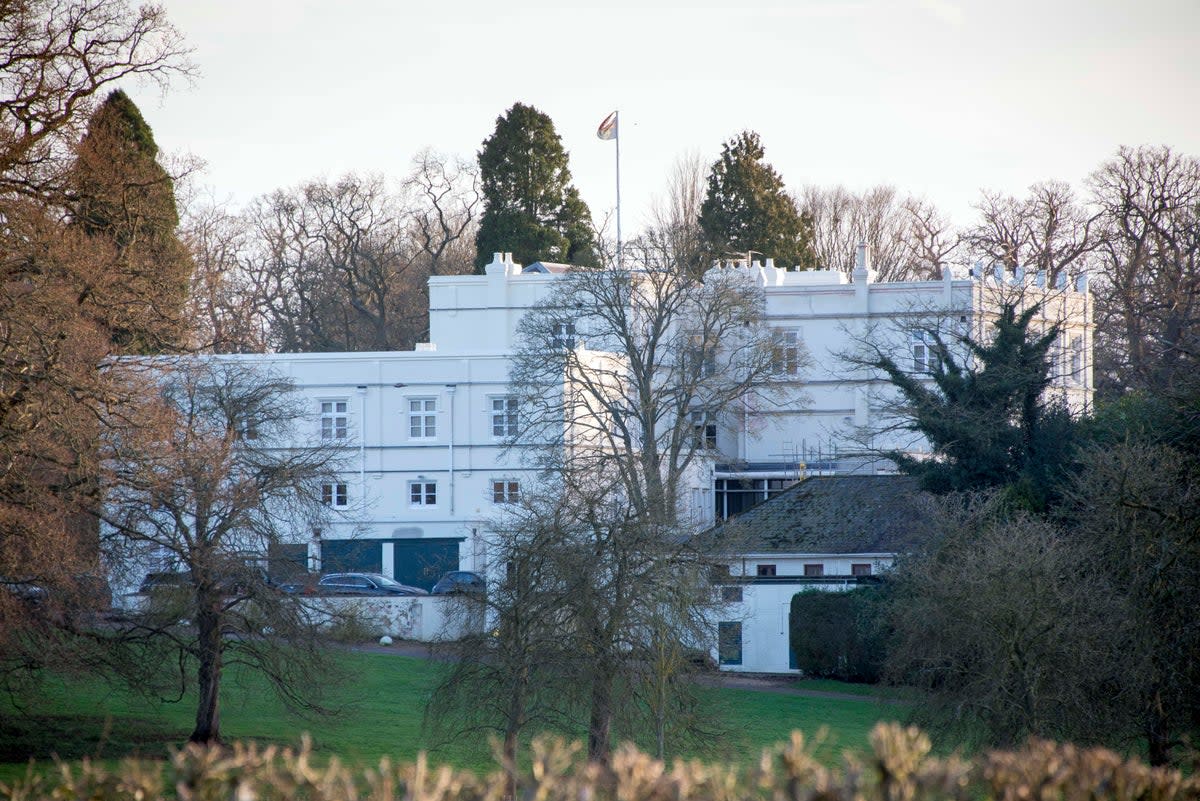 Royal Lodge in Great Windsor Park where Prince Andrew currently lives (Roland Hoskins)