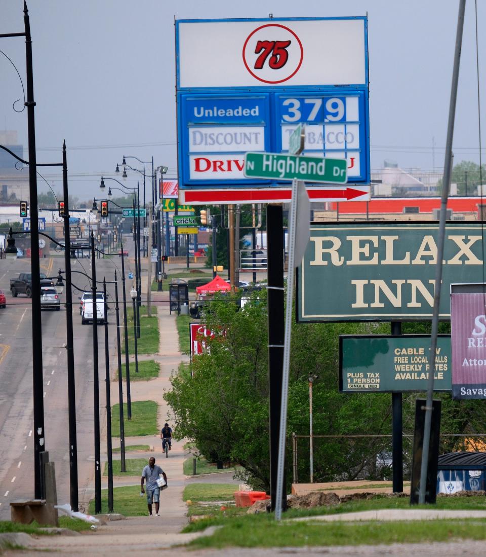 The Relax Inn sign is pictured April 1 along NE 23.