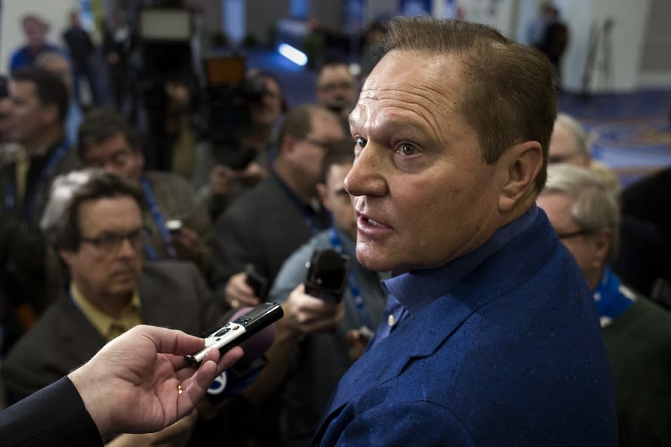 Baseball agent Scott Boras has some strong opinions on defensive shifts. (AP)