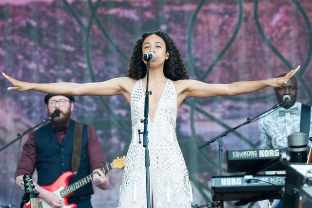 Corrine Bailey Rae performing 