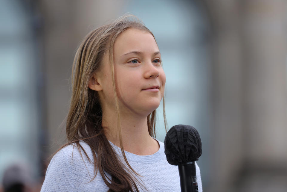 Greta Thunberg tanzt auf Instagram wie Barbie (Symbolbild: Sean Gallup/Getty Images)