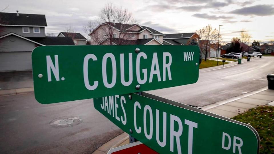 At a press conference Monday, Meridian Police Chief Tracy Basterrechea identified two women who were killed Sunday night at a residence on N. Cougar Way in Meridian .