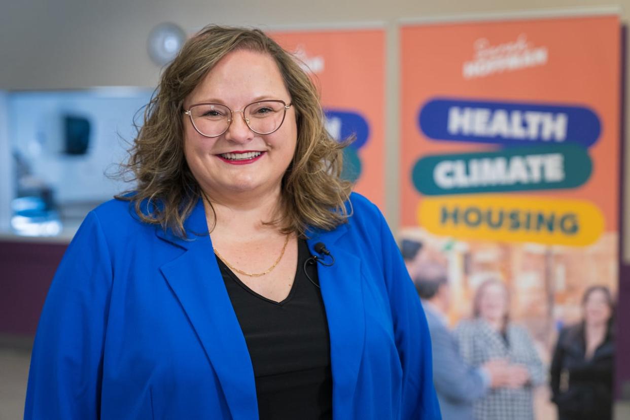 Edmonton-Glenora MLA Sarah Hoffman is running for leader of the Alberta NDP. (Manuel Carrillos Avalos/CBC - image credit)