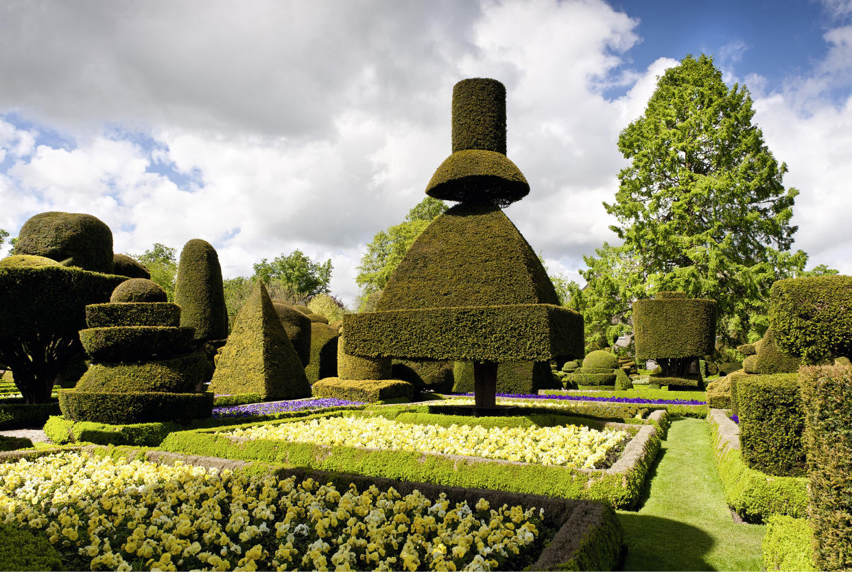 Topiary at Levens Hall. About 2000. (Photo by Imagno/Getty Images) *** Local Caption ***