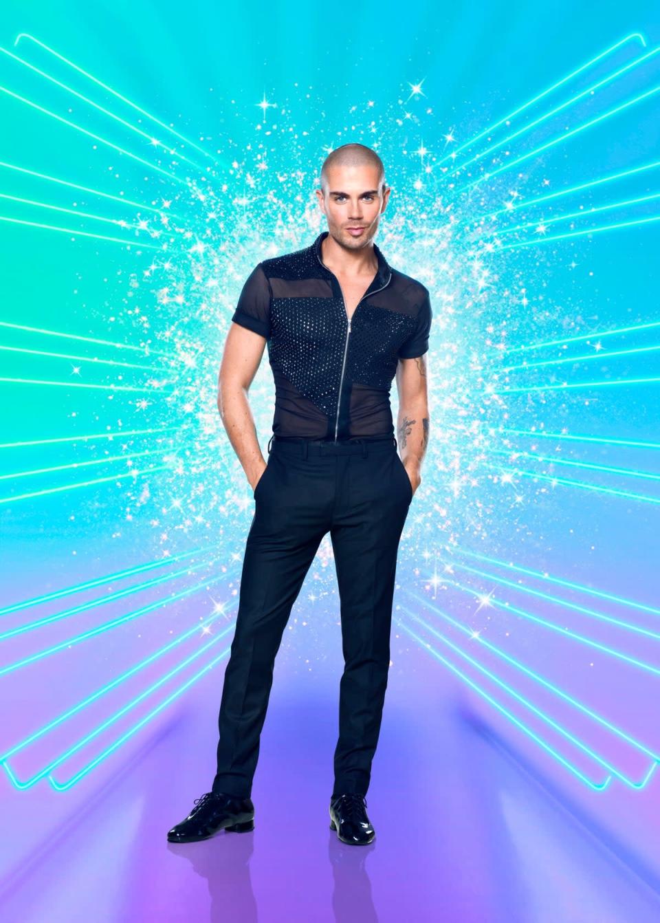Max George appeared on BBC’s Strictly Come Dancing in 2020 and is on the 2022 tour alongside Maisie Smith. (PA)
