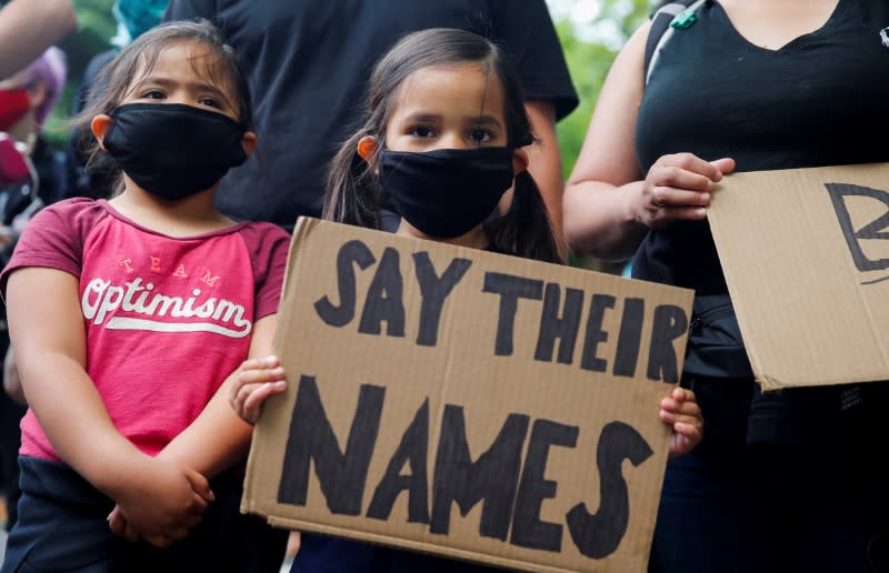 Rally and march calling for a defunding of Seattle police, in Seattle