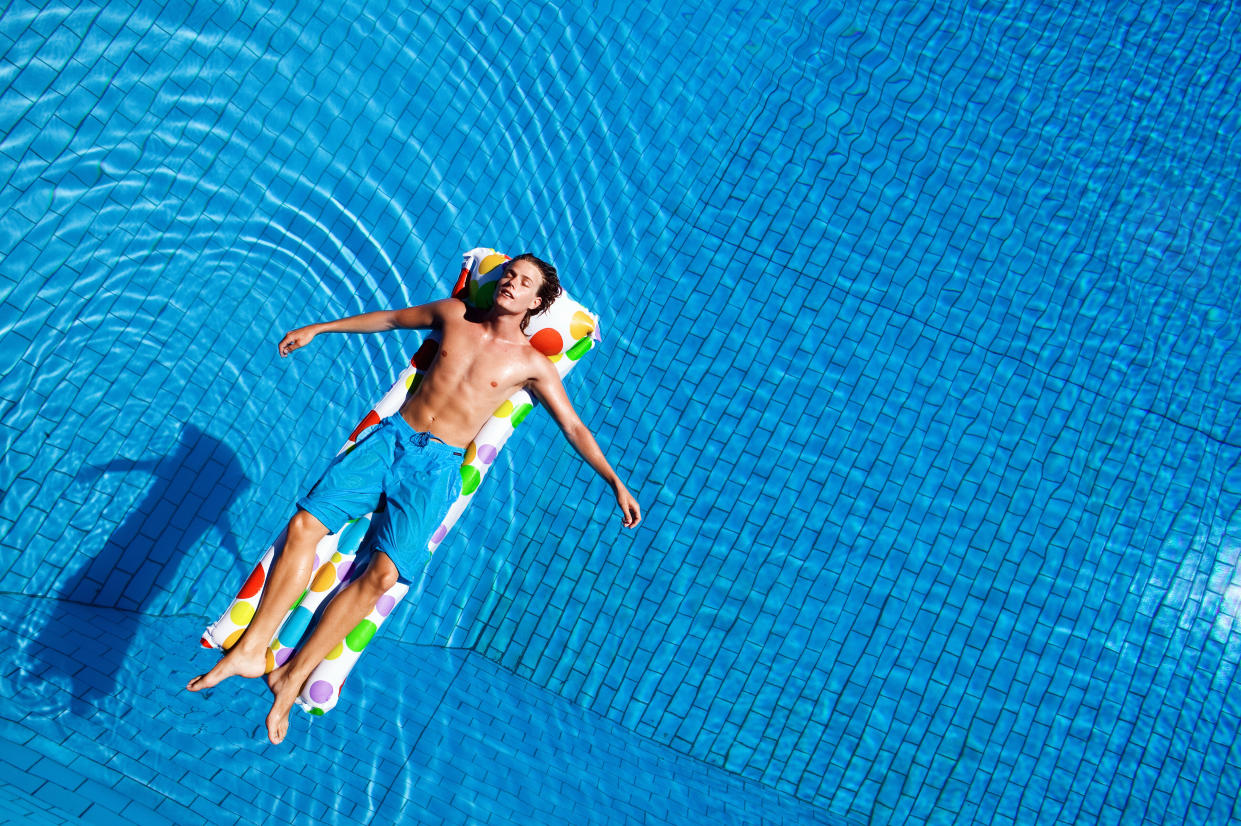 The Kanu Surf Men's Barracuda Swim Trunks are the best-selling swimming trunks on Amazon and have over 6,000 reviews to back it up.  (Photo: Getty Images)