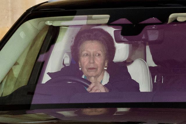 <p>TheImageDirect.com</p> Princess Anne drives on Dec. 20.