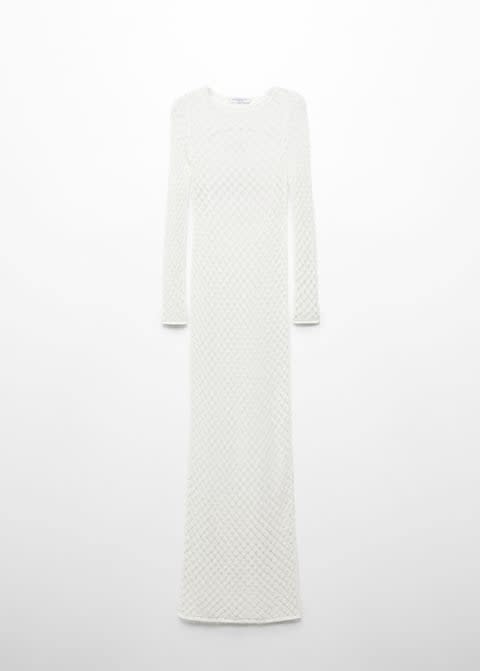 Robe crochet dos nu