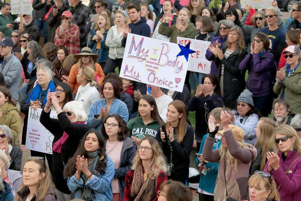 An abortion rights rally was held in 2019 in SLO.