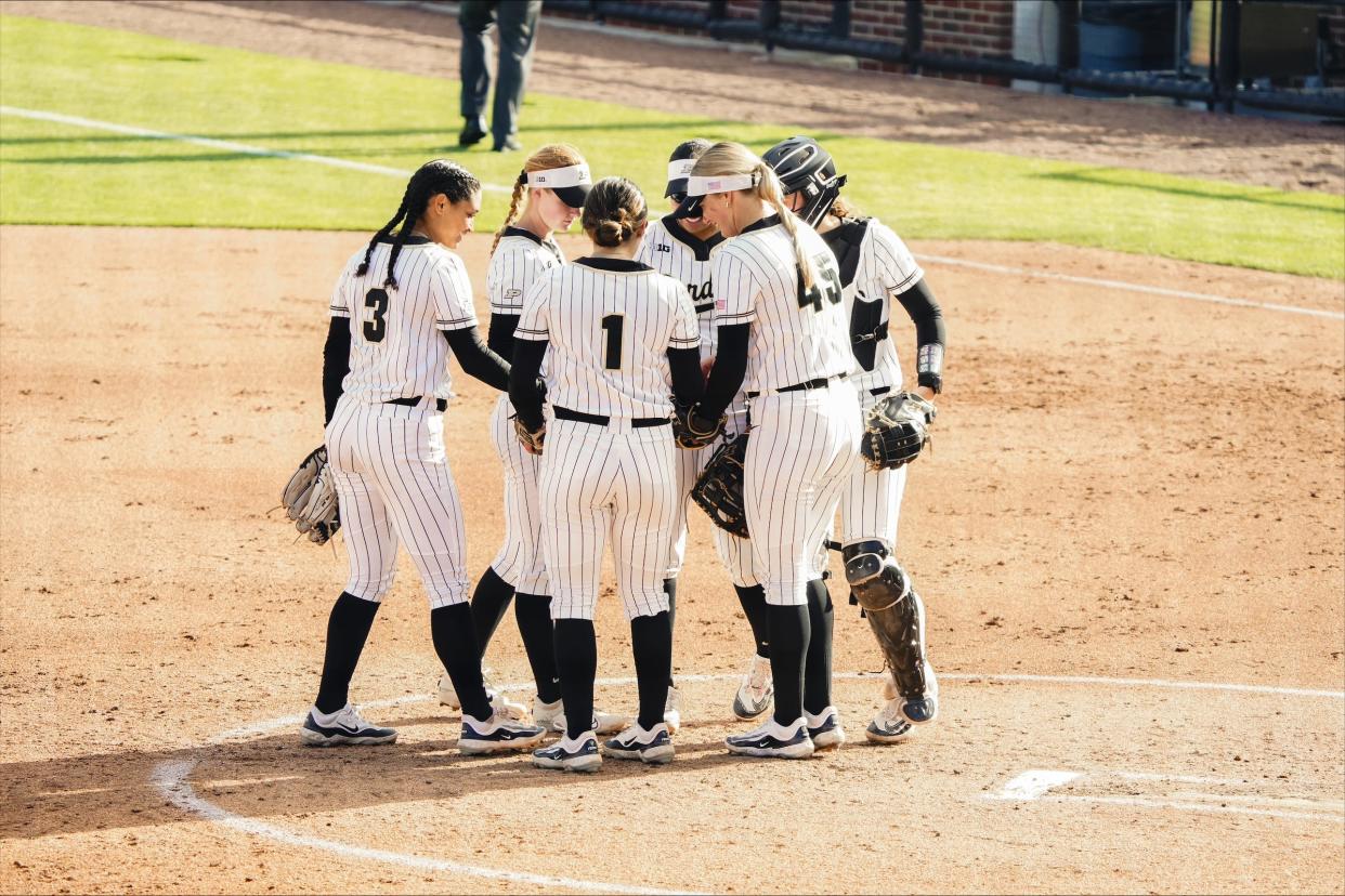 Purdue's softball team plays Indiana on Wednesday in the opening round of the Big Ten Tournament.