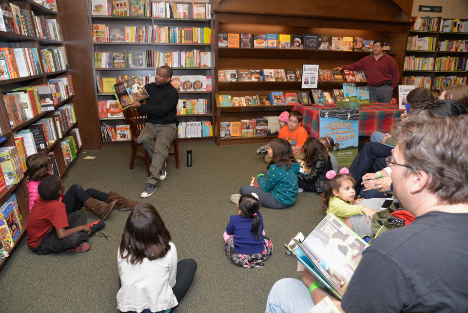 BURBANK, CA - DECEMBER 20:  Actor and author LeVar Burton reads from his new children's book 