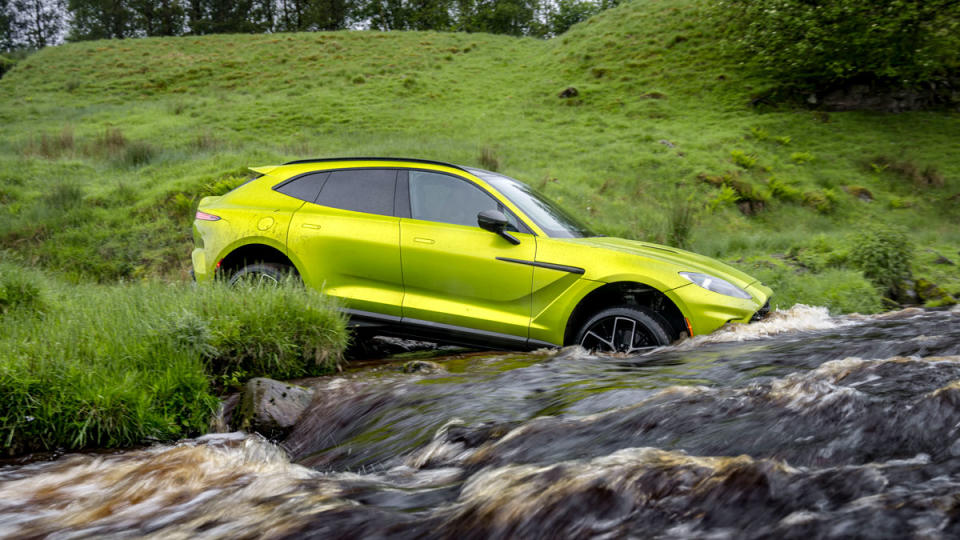 The 2025 Aston Martin DBX707 in Scotland.