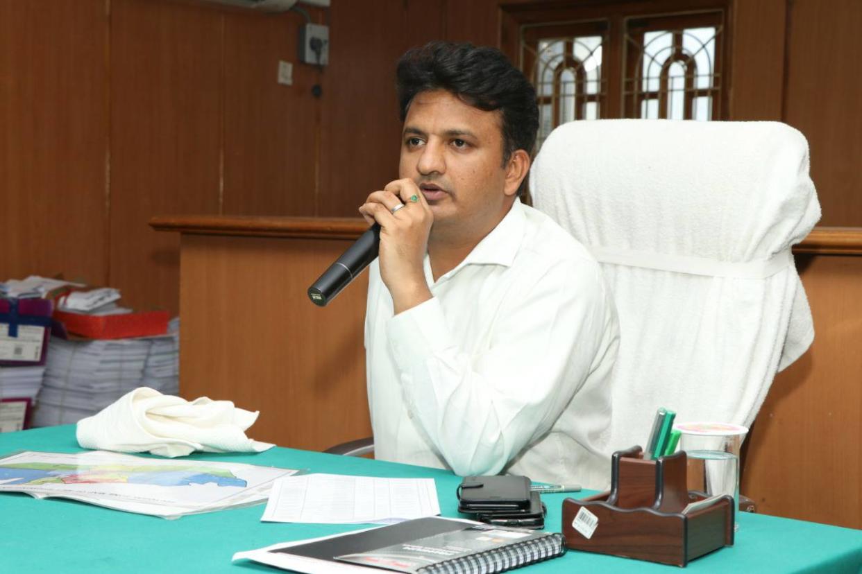 Tirupati Municipal Commissioner P S Girisha, IAS. Photo: Facebook
