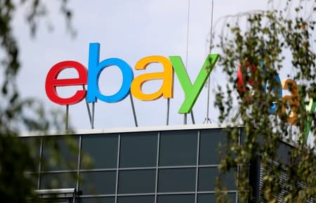 The German headquarters of eBay is pictured at Europarc Dreilinden business park south of Berlin in Kleinmachnow