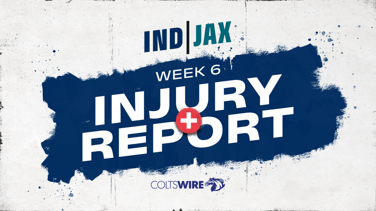 Colts vs. Jaguars Injury Report — Week 1