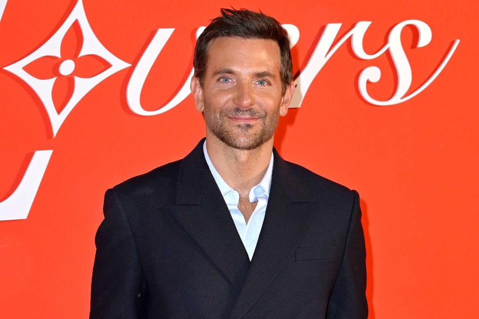 <p>Kristy Sparow/Getty </p> Bradley Cooper for Louis Vuitton