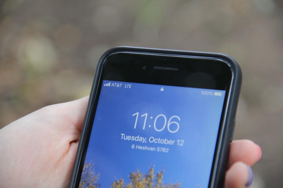 A close up of a phone screen.